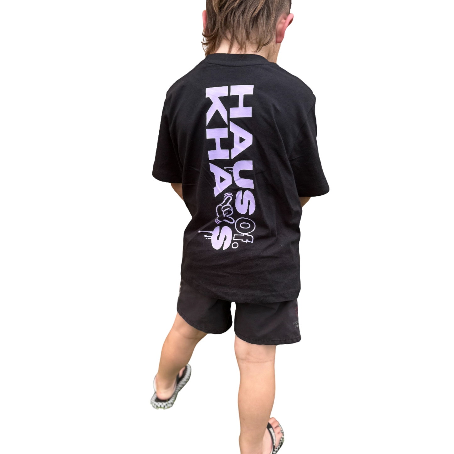 Kids Shaka tee - Lilac